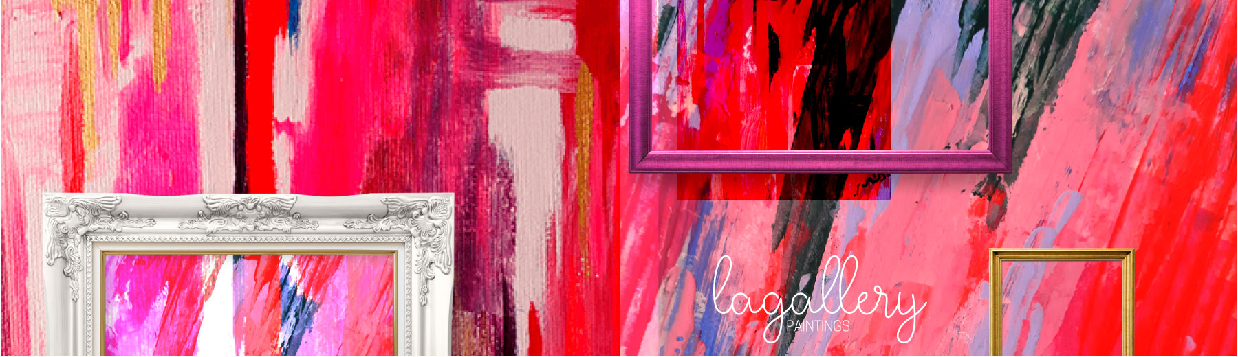 “El magenta, color central de mi paleta, impregna cada lienzo.”