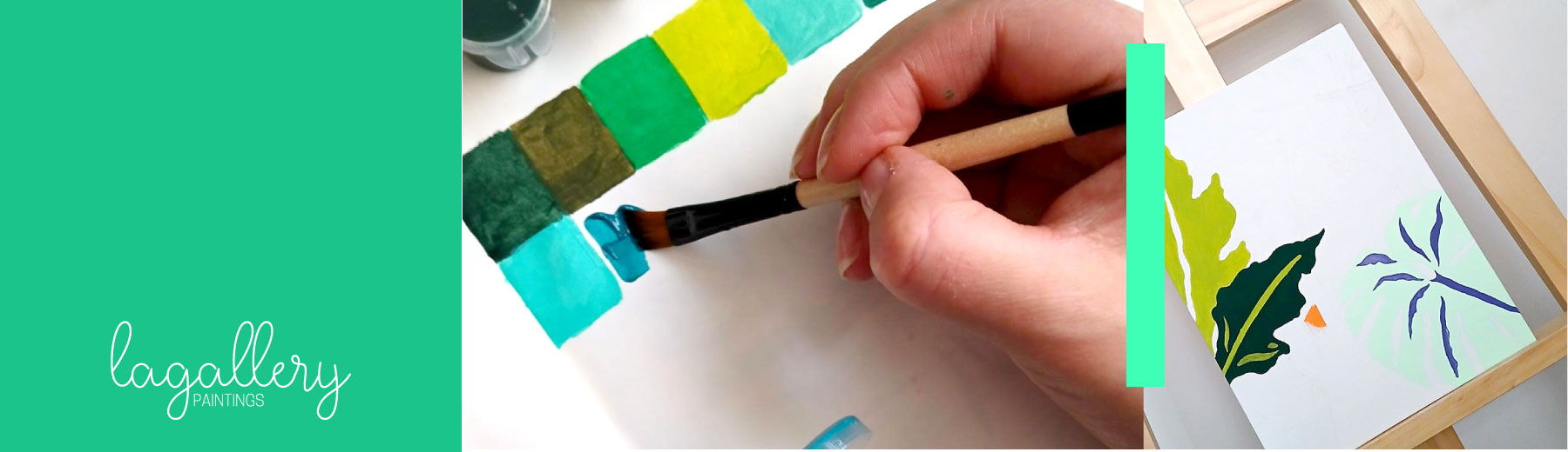 Cuadros abstractos pintados a mano – 100% originales