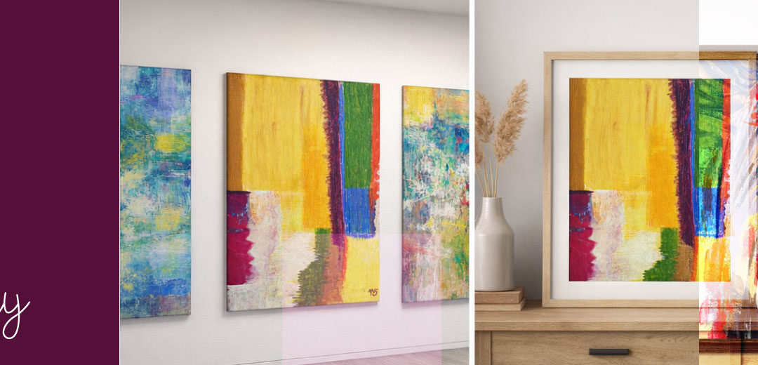 Ideas para decorar con arte abstracto