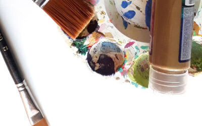 Studio Time: Fotos de pinceles y paletas..