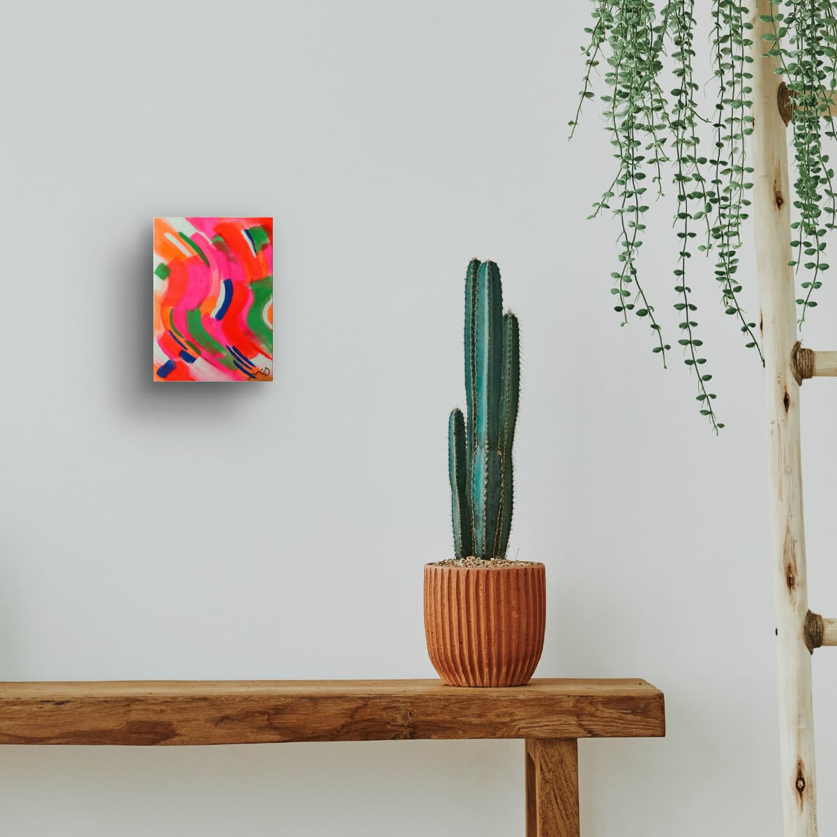 mockup pintura flowing