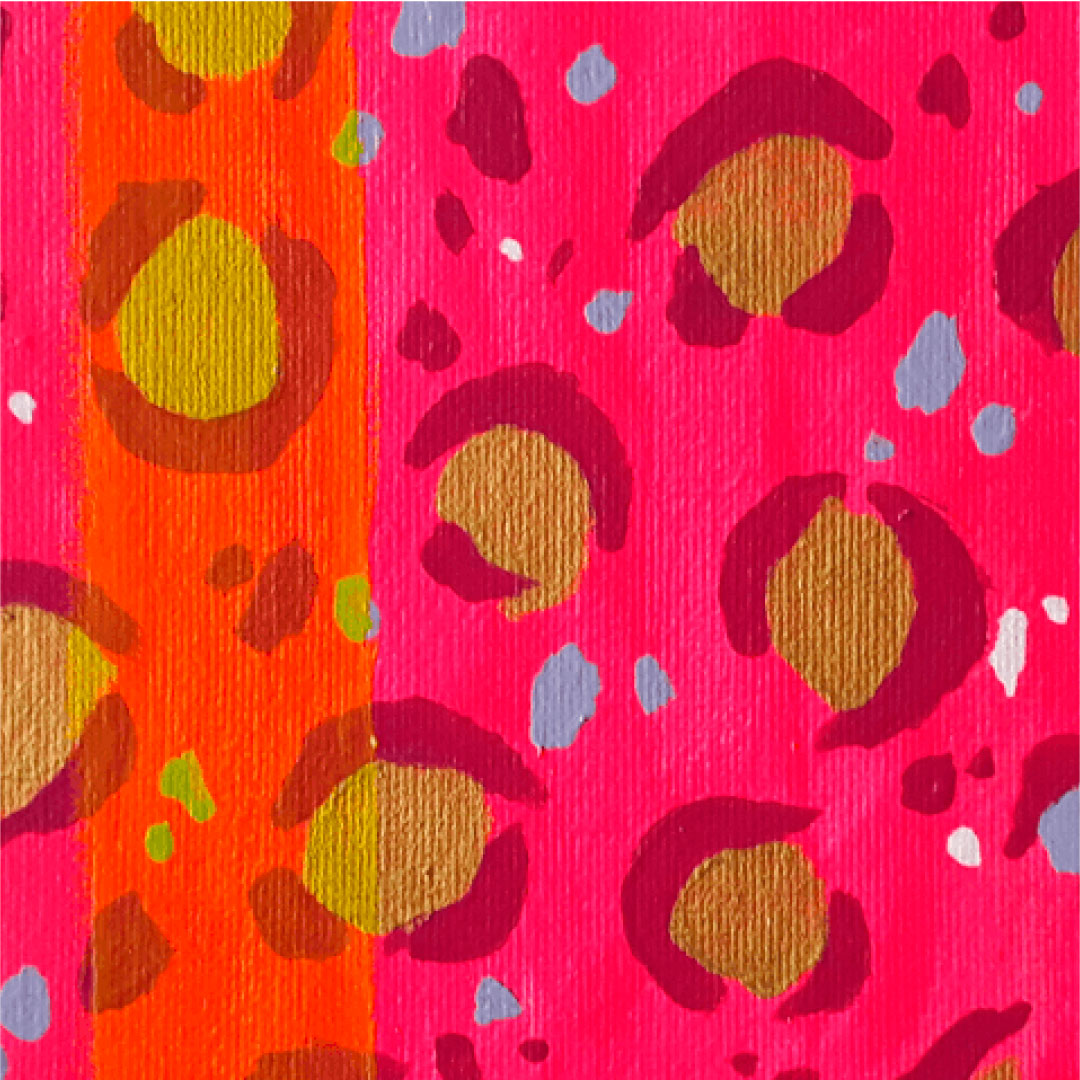 post- textura pintura animal print