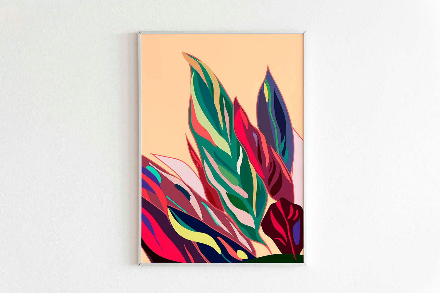 ilustración digital calatheas